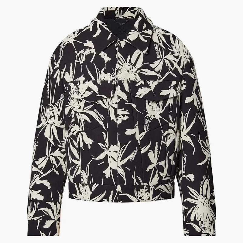 Louis Vuitton Cropped Denim Jacket Black