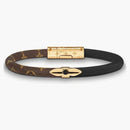 Louis Vuitton Daily Confidential Bracelet Monogram/calfskin Brown/black