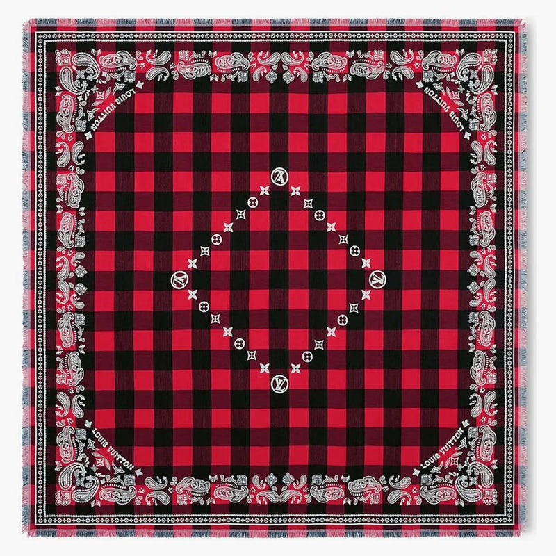 Louis Vuitton Damier Buffalo Stole Red