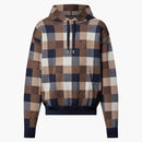 Louis Vuitton Damier Cashmere And Wool-blend Hoodie Multicolor
