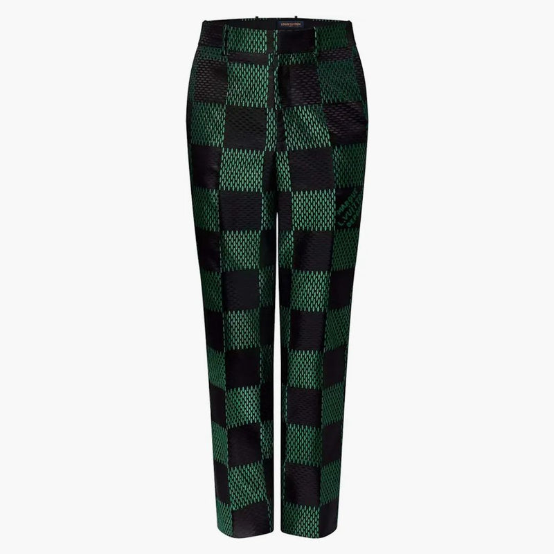 Louis Vuitton Damier Nylon Cigarette Pants Jolly Green
