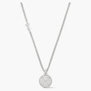 Louis Vuitton Damier Staples Pendant Silver