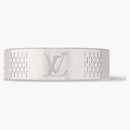 Louis Vuitton Damier Staples Thin Ring Silver