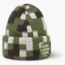 Louis Vuitton Damoflage Beanie Green Damoflage Damier