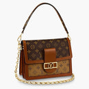 Louis Vuitton Dauphine Monogram Reverse Mm Brown