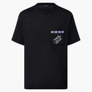 Louis Vuitton Embellished Short-sleeved Cotton Crewneck Black