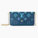 Louis Vuitton Felicie Pochette Gradient Blue