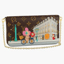 Louis Vuitton Félicie Pochette Vivienne Holiday Monogram Canvas/pink