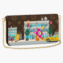 Louis Vuitton Félicie Pochette Vivienne Holiday Monogram Canvas/yellow