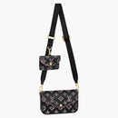 Louis Vuitton Félicie Strap & Go Monogram Canvas Black