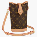 Louis Vuitton Fold Me Pouch Monogram Brown