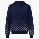 Louis Vuitton Gradient Cotton Hoodie Navy Blue