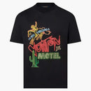 Louis Vuitton Graphic Embellished Cotton T-shirt Black