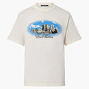 Louis Vuitton Graphic Short-sleeved Cotton Crewneck Vanilla