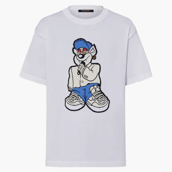 Louis Vuitton Graphic Short-sleeved Knitwear Optical White