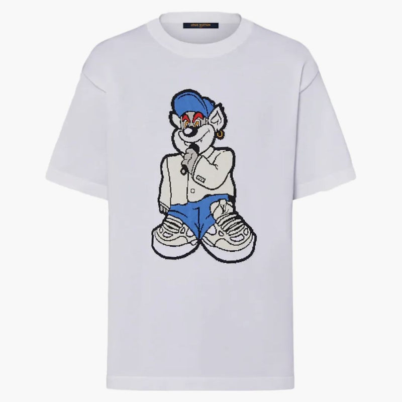 Louis Vuitton Graphic Short-sleeved Knitwear Optical White