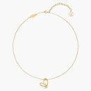 Louis Vuitton Limited Edition Heart Necklace Fall In Love Gold