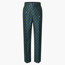 Louis Vuitton Jacquard Damier Wool Cigarette Pants Multicolor