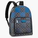 Louis Vuitton Josh Backpack Damier Graphite Giant Blue