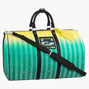 Louis Vuitton Keepall 50b Damier Stripes Gradient Green