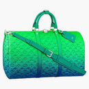 Louis Vuitton Keepall 50b Taurillon Illusion Blue/green