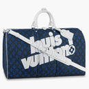 Louis Vuitton Keepall 50 Monogram Blue