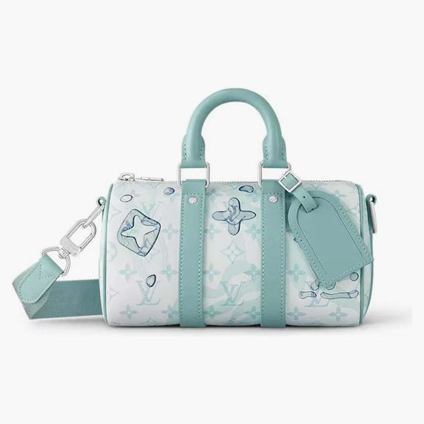 Louis Vuitton Keepall Bandouliere 25 Crystal Blue