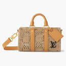 Louis Vuitton Keepall Bandouliere 25 Damier Raffia Natural Beige