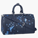 Louis Vuitton Keepall Bandouliere 40 Ink Watercolor
