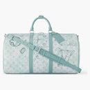 Louis Vuitton Keepall Bandouliere 50 Crystal Blue