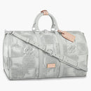 Louis Vuitton Keepall Bandouliere 50 Light Grey