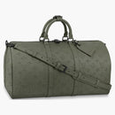 Louis Vuitton Keepall Bandouliere 50 Monogram Seal Khaki