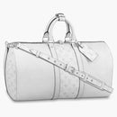 Louis Vuitton Keepall Bandouliere 50 Monogram/taiga Optic White