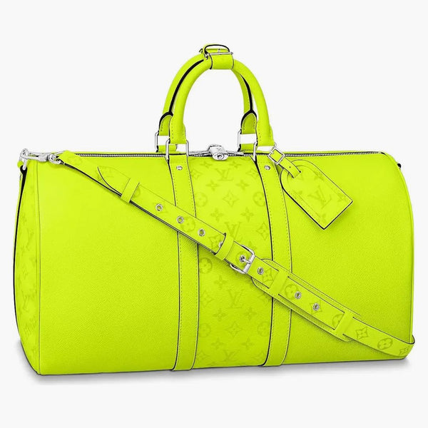 Louis Vuitton Keepall Bandouliere 50 Neon Yellow