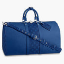 Louis Vuitton Keepall Bandouliere 50 Pacific Blue