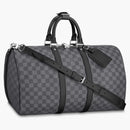 Louis Vuitton Keepall Bandouliere Damier Graphite 45 Black/graphite