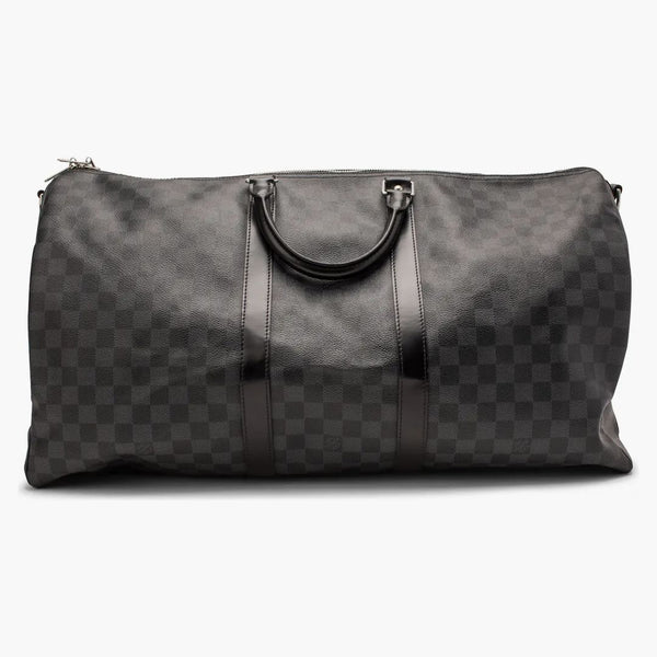 Louis Vuitton Keepall Bandouliere Damier Graphite 55 Black/gray