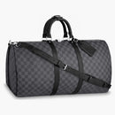 Louis Vuitton Keepall Bandouliere Damier Graphite 55 Black/graphite