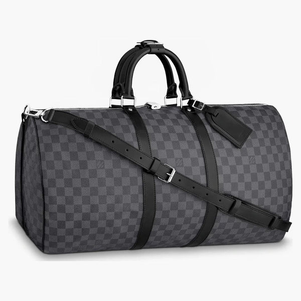 Louis Vuitton Keepall Bandouliere Damier Graphite 55 Black/graphite