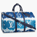 Louis Vuitton Keepall Bandouliere Lv Escale 50 Bleu
