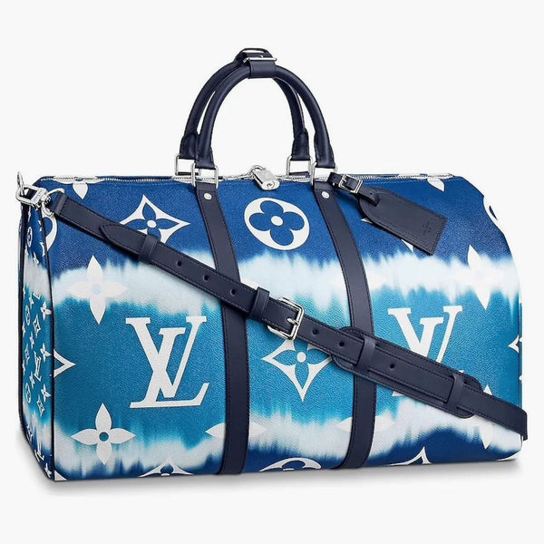 Louis Vuitton Keepall Bandouliere Lv Escale 50 Bleu