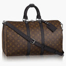 Louis Vuitton Keepall Bandouliere Monogram Macassar 45 Brown/black