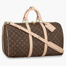 Louis Vuitton Keepall Bandouliere Monogram 50 Brown