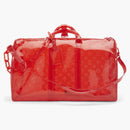 Louis Vuitton Keepall Bandouliere Monogram 50 Red