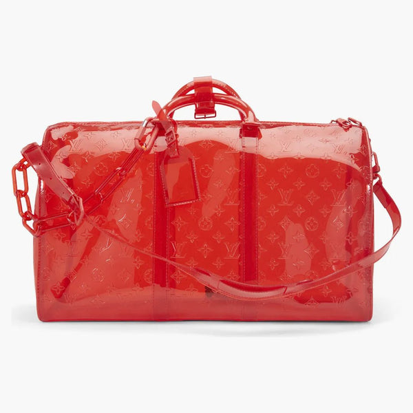 Louis Vuitton Keepall Bandouliere Monogram 50 Red