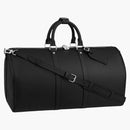 Louis Vuitton Keepall Bandouliere Taiga Leather 50 Black