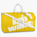 Louis Vuitton Keepall Bandouliere With Acetate Chain 55 Monogram Yellow