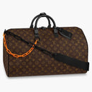 Louis Vuitton Keepall Bandouliere Black-tone 50 Brown