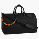 Louis Vuitton Keepall Monogram Bandouliere 50 Black
