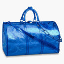 Louis Vuitton Keepall Bandouliere Monogram 50 Blue